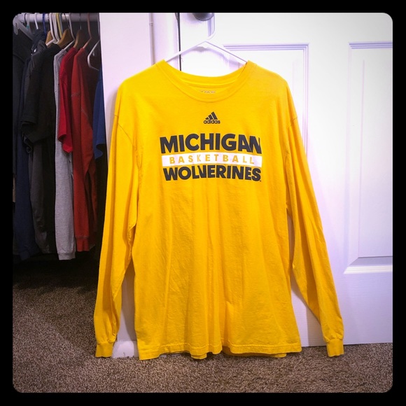 adidas Other - Michigan Basketball Long Sleeve XL